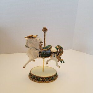 NIB The Hamilton Collection - Irish Blessing Carousel Sculpture